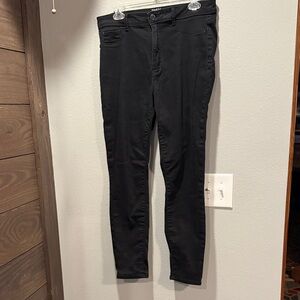 Time & Tru Black High Rise Skinny Women's Ankle Jegging 16